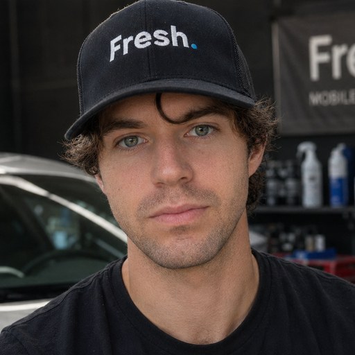 Lucas Cohen, founder of Fresh Mobile Detailing